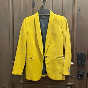 Jcrew blazer - mustard green/yellow